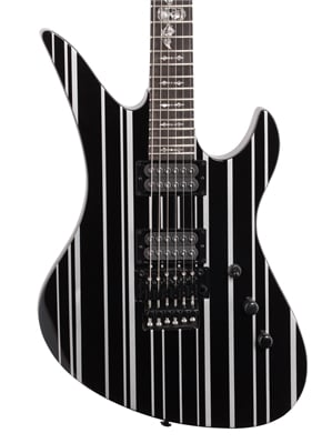 Schecter Synyster Gates Standard Electric Guitar Black Silver Stripes